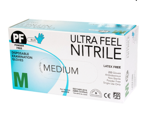 ULTRA FEEL ECO BLUE NITRILE P/FREE